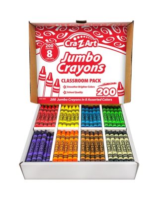 Classroom Pack: Jumbo Crayons - 200pieces
