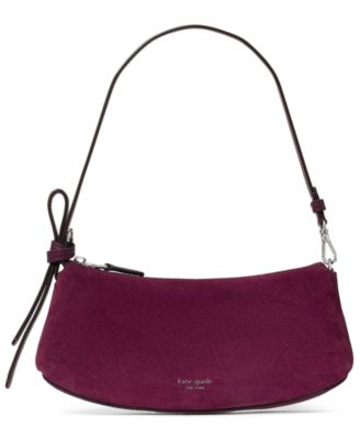 Loop Suede Pochette Small Shoulder Handbag