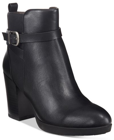 White Mountain Cayden Block Heel Booties