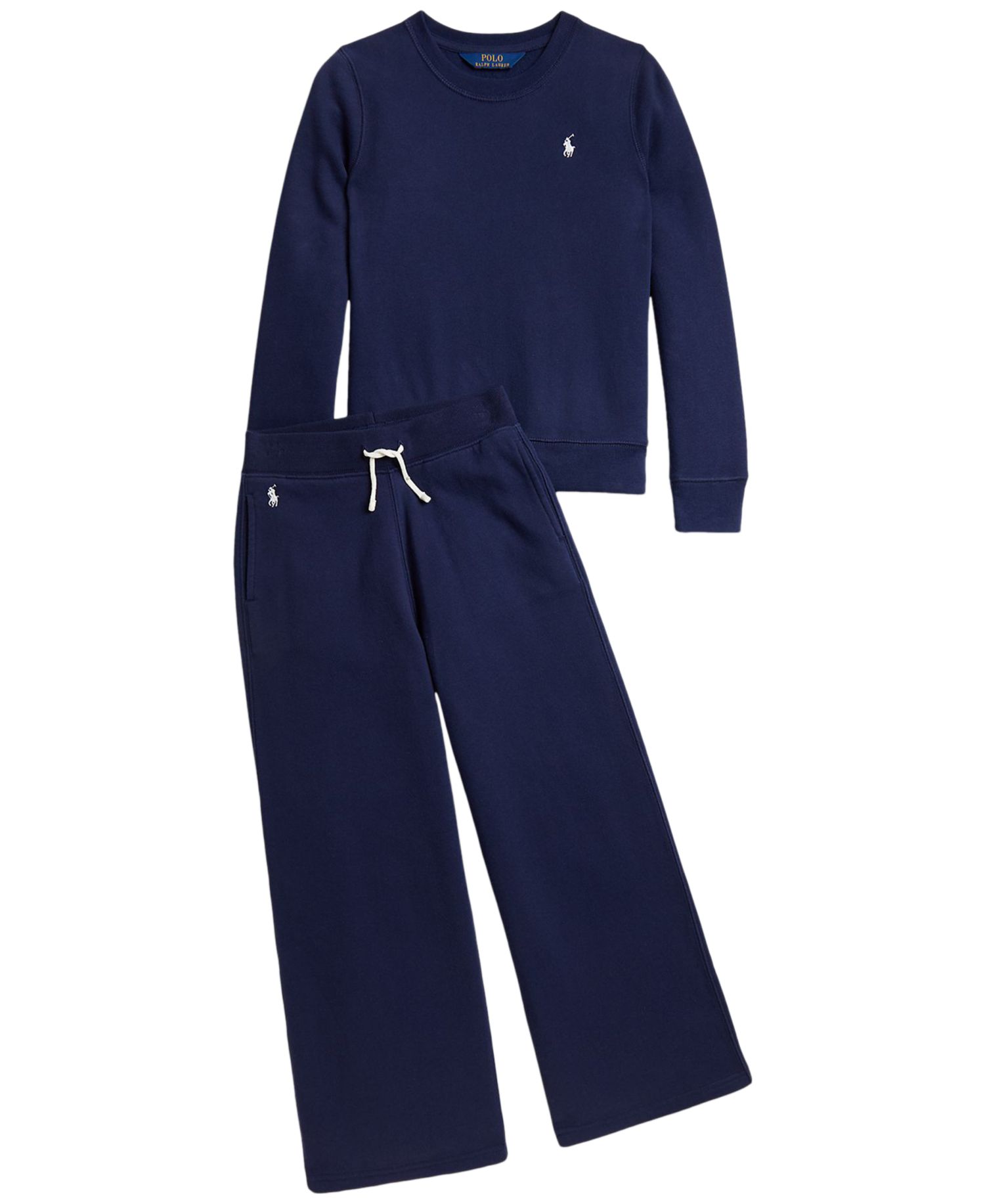 Girls' 7-16 Fleece Wide-Leg Sweatpants