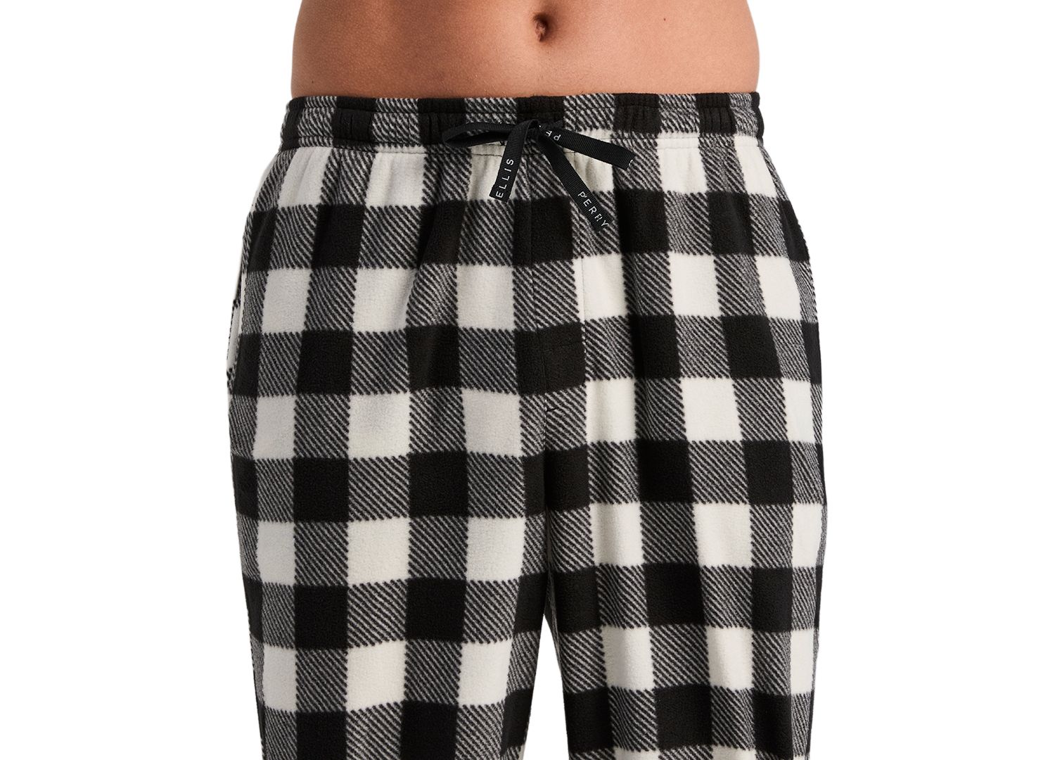 Men's Fleece Buffalo Plaid Sleep Pants