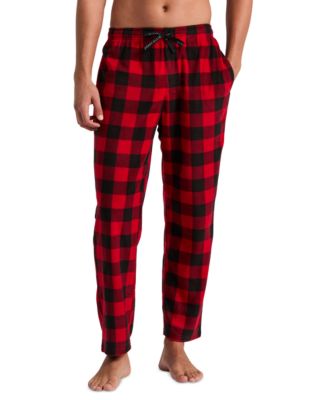 Men's Fleece Buffalo Plaid Sleep Pants