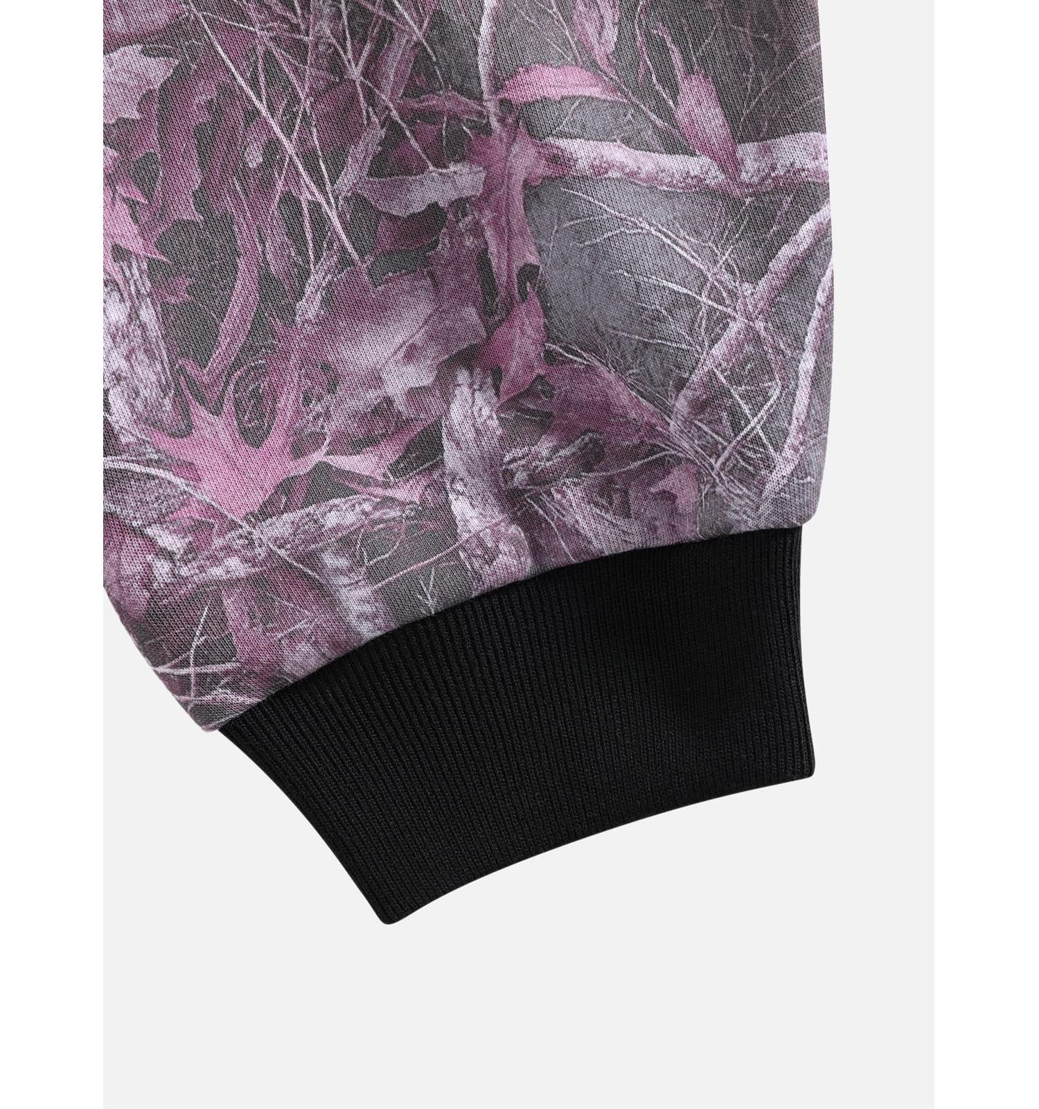 Men's A Boxy Camo Zip Up sweatshirt