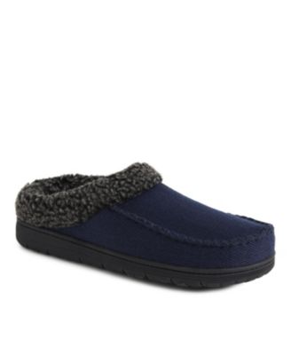 Men's Brendan Twill Moccasin Toe Clog Slipper
