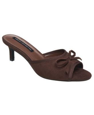 Women's Dotty Faux Suede Heel
