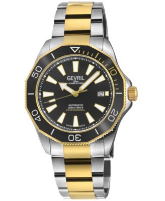 Men's Swiss Made Pier 90 Swiss Automatic Two tone Stainless Steel Bracelet Watch
