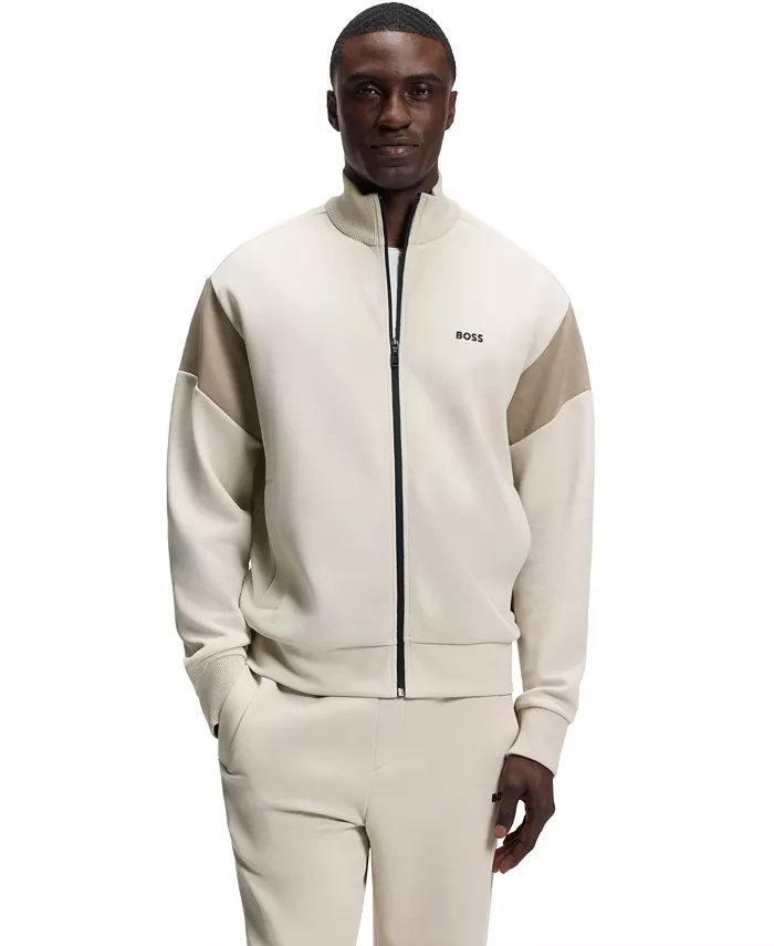 BOSS by Men's Cotton-Blend Regular-Fit Sweatshirt