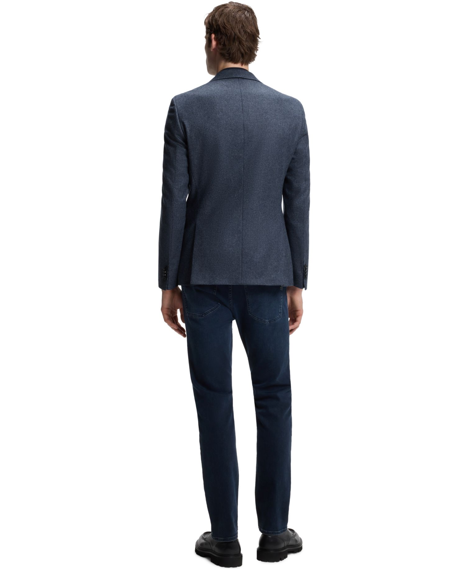 BOSS by Men's Wool-Cashmere Slim-Fit Blazer
