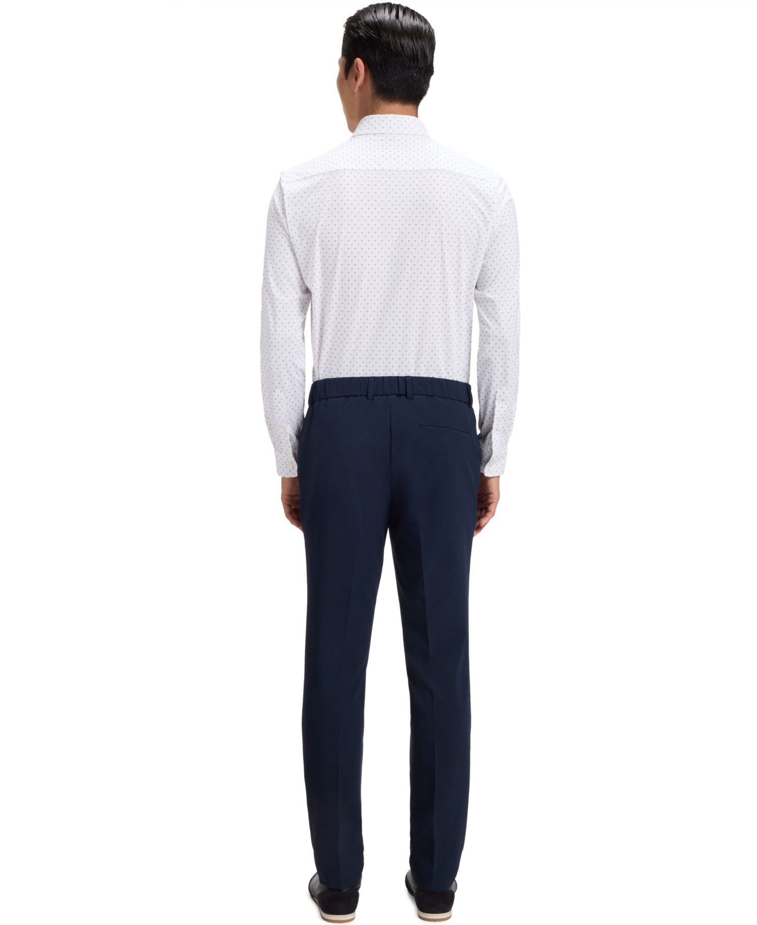 Men's Stretch Jersey Slim-Fit Dress Shirt