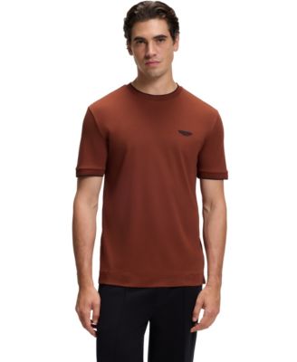 BOSS by x Aston Martin Men's Mercerized Cotton Regular-Fit T-Shirt