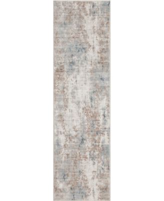 Homewell Machine Washable MET8003 2'x6'11" Runner Area Rug