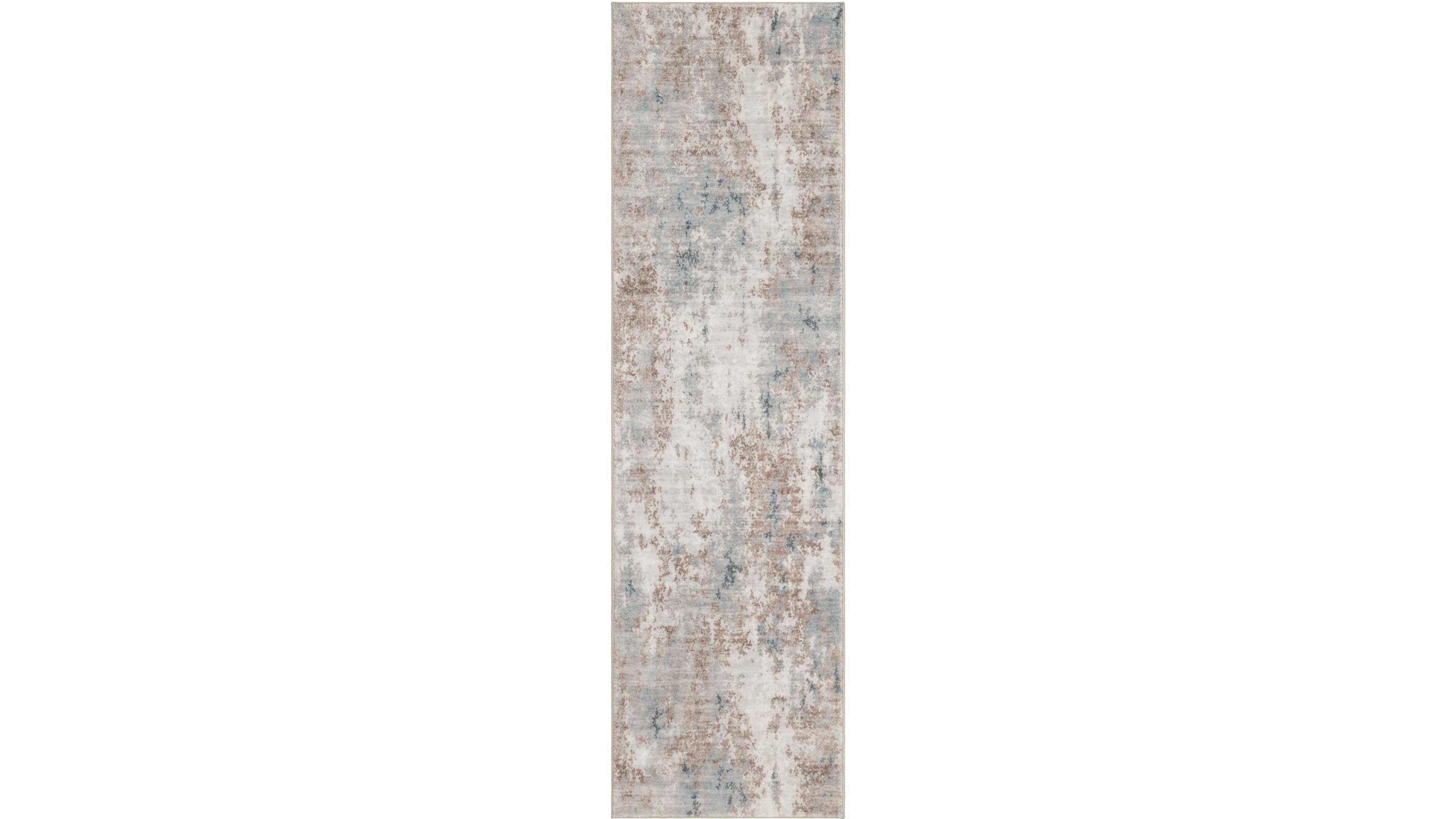 Mink Home Homewell Machine Washable MET8003 2'x6'11" Runner Area Rug
