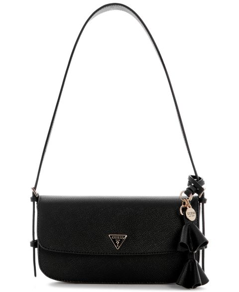 Женская сумка GUESS Danielle Flap Small Shoulder Handbag, цвет: Чёрный