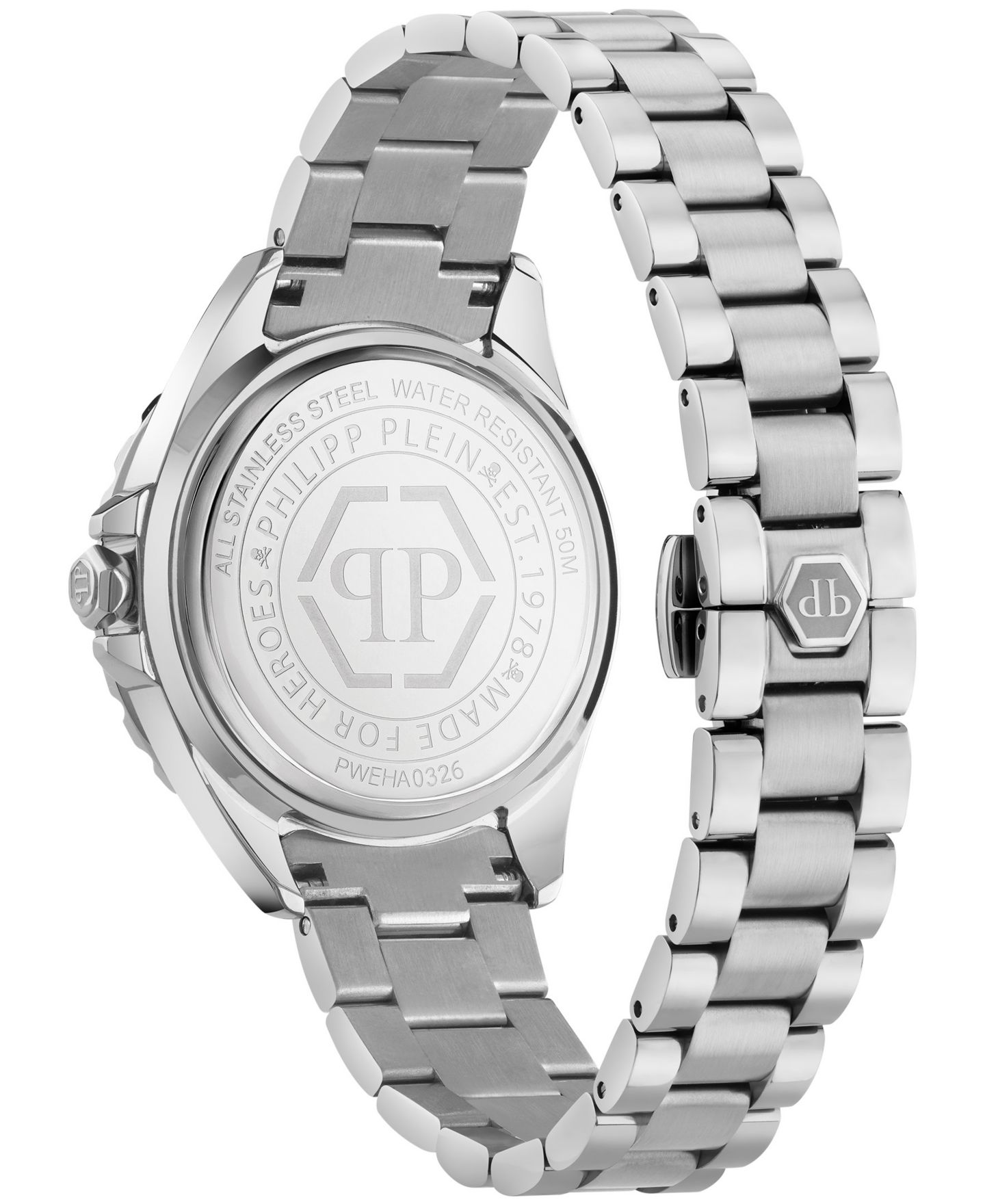 Женские часы Philipp Plein Heaven Silver Stainless Steel Bracelet Watch 34mm — фото 3