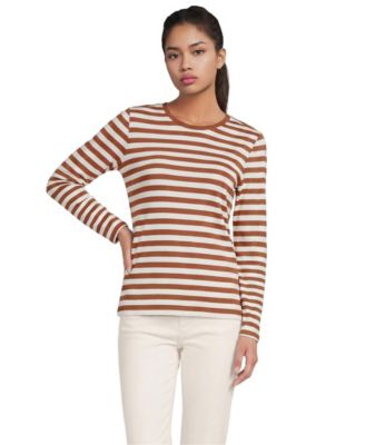 Women's Supima Cotton Long Sleeve Crewneck T-Shirt