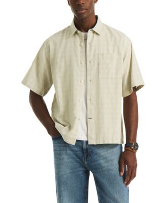 Men's Cotton Plaid Shirt