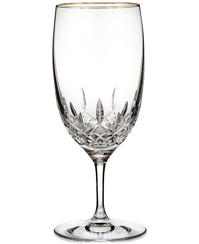 Waterford Stemware, Lismore Essence Gold Iced Beverage Glass Macy's