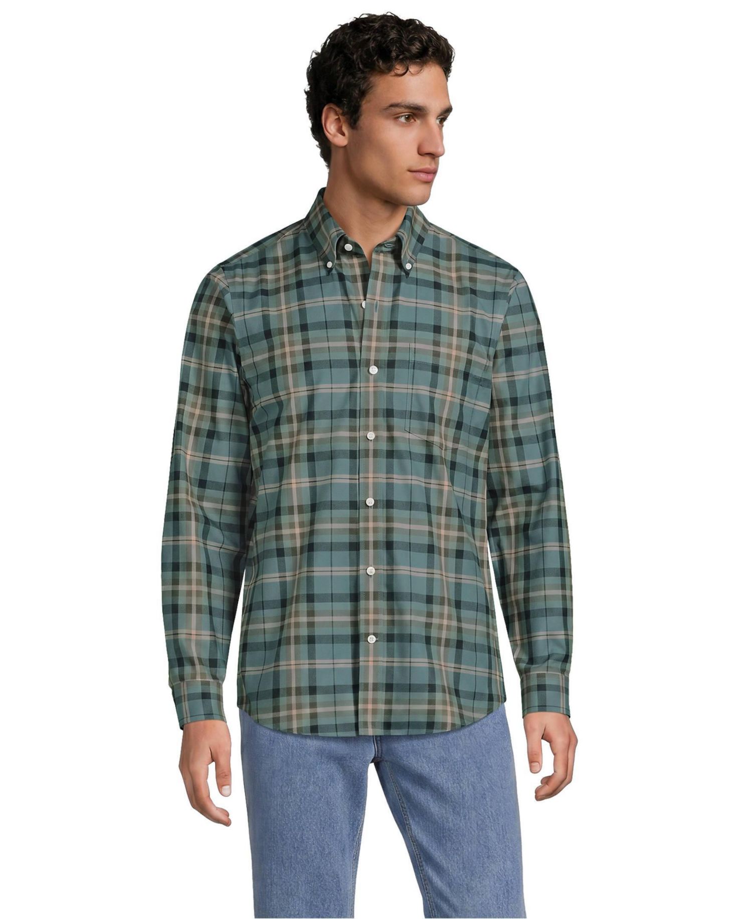 Men's Traditional Fit No Iron Twill Shirt