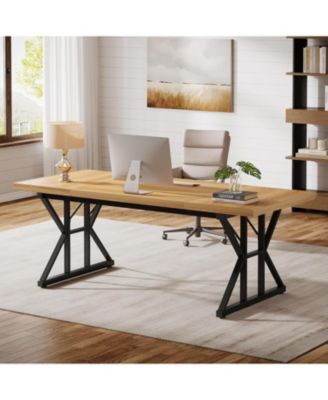70.86" Industrial Executive Desk.