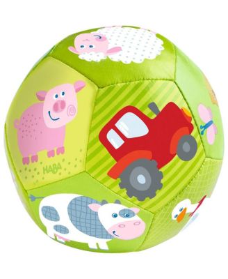 On the Farm Soft Baby Ball with Farm Animals, Sensory Play, Ages 6 Months+