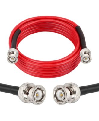 Low Loss 50 Ohm BNC Coaxial Cable Extension for RF Radio Antennas