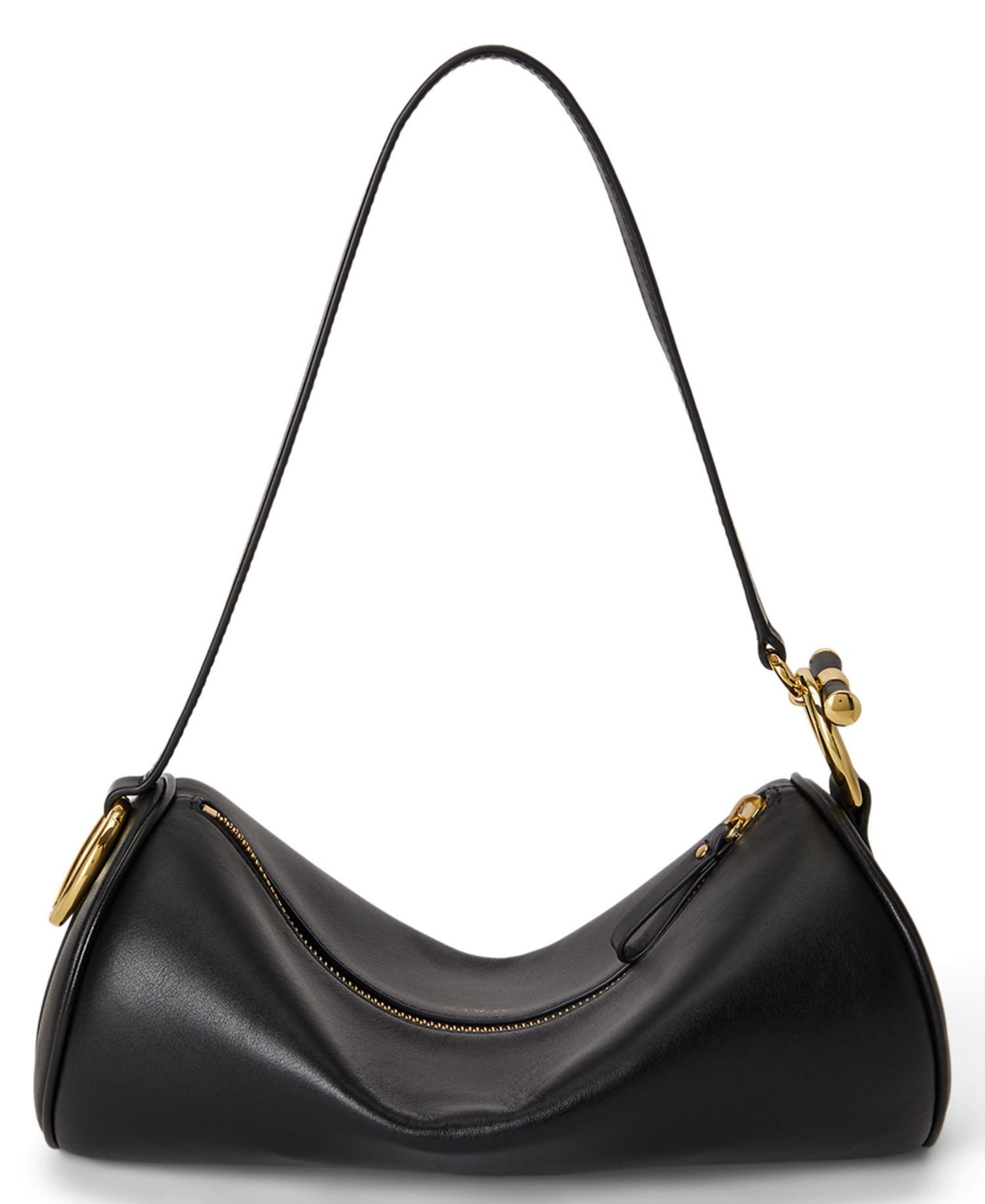 Blaike Leather Small Barrel Bag