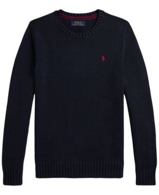 Boys' 8-20 Cotton Crewneck Sweater