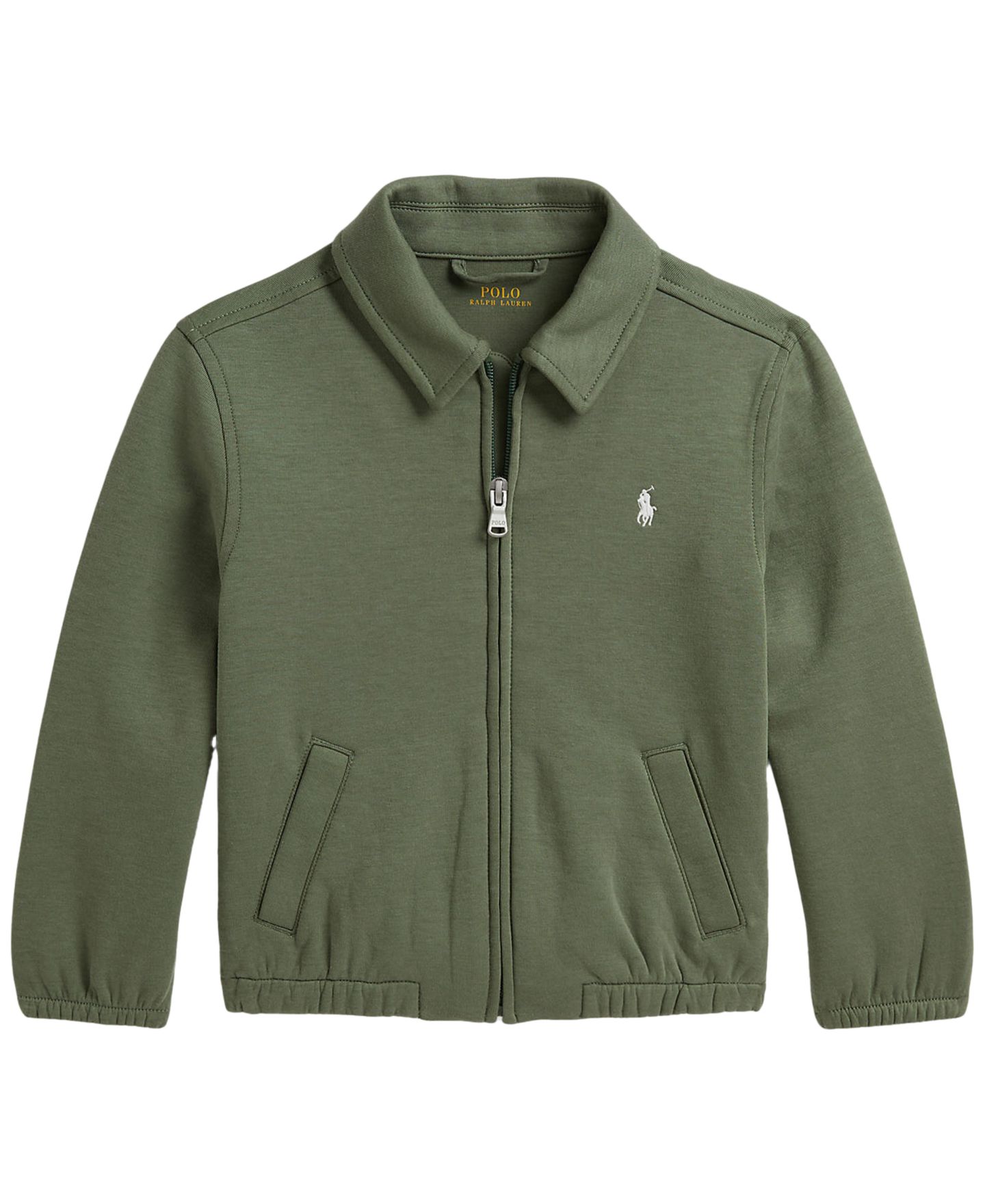 Куртка Polo Ralph Lauren The Bayport Double-Knit для мальчиков, цвет: Зелёный — фото 1