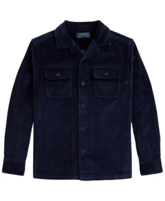 Boys' 8-20 Cotton Corduroy Button-Front Shirt Jacket