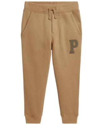 Boys' 2T-7 Fleece Letter Joggers