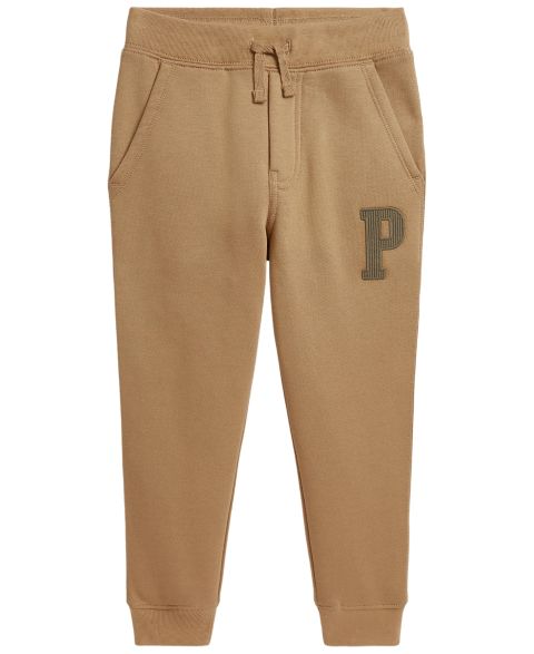 Брюки Polo Ralph Lauren Fleece Letter Joggers для мальчиков, цвет: Верблюжий