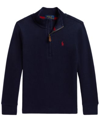 Boys' 2T-7 Estate Rib Quarter-Zip Sweater