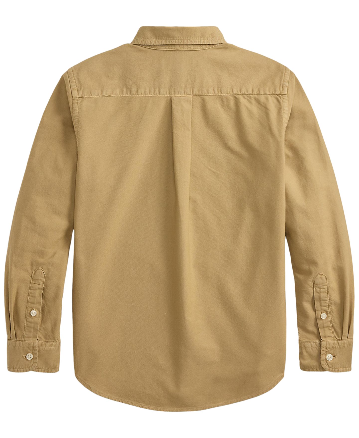 Рубашка Polo Ralph Lauren Garment-Dyed Cotton Oxford Shirt для мальчиков, цвет: Верблюжий — фото 2