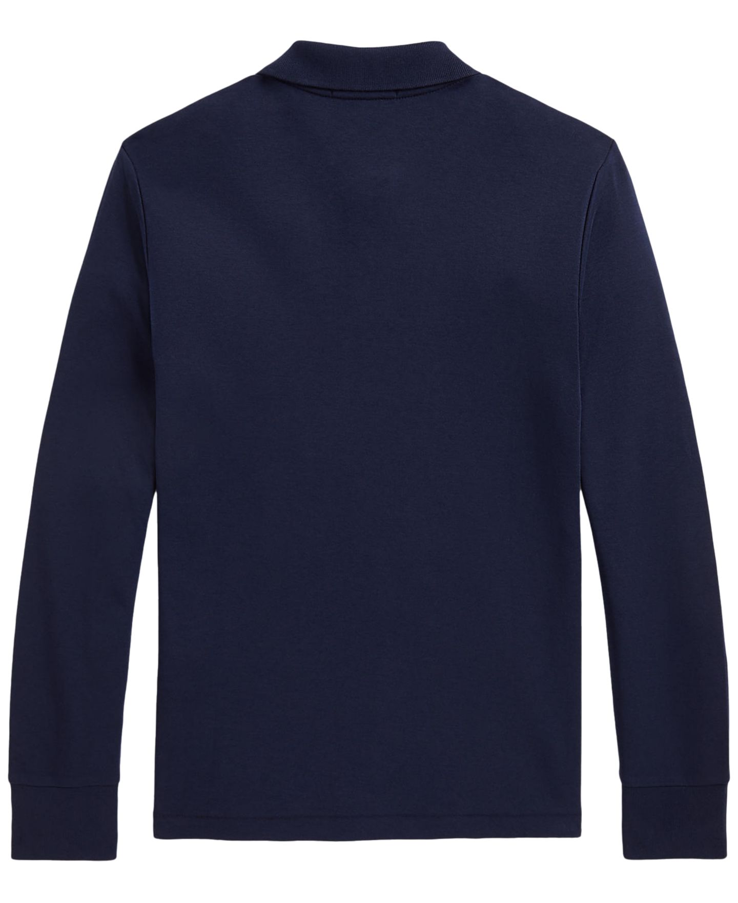 Поло Polo Ralph Lauren Soft Cotton Long-Sleeve Polo для мальчиков, цвет: Тёмно-синий — фото 2