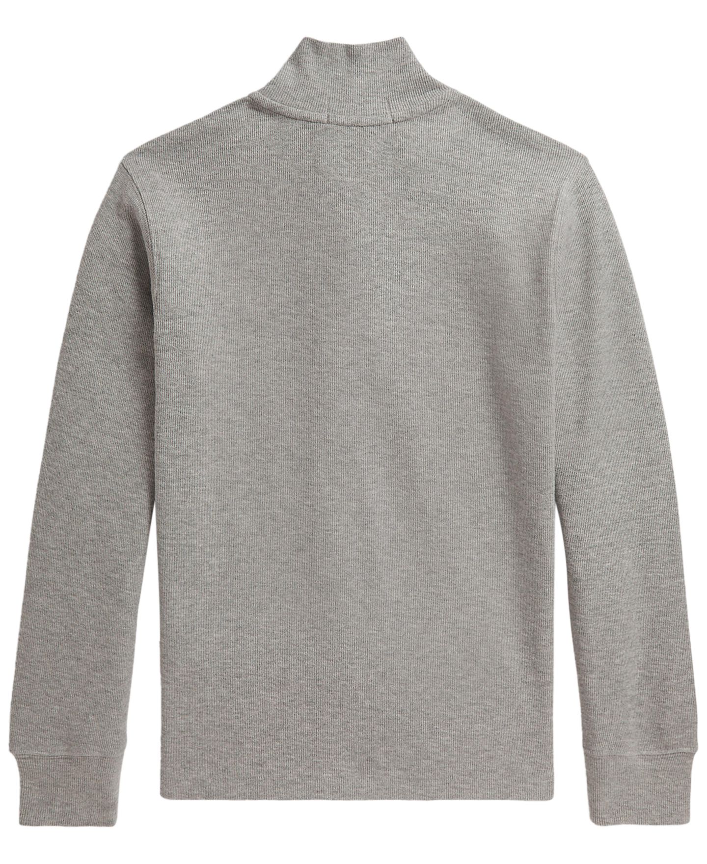 Свитер Polo Ralph Lauren Estate Rib Quarter-Zip Sweater для мальчиков, цвет: Меланжевый — фото 2