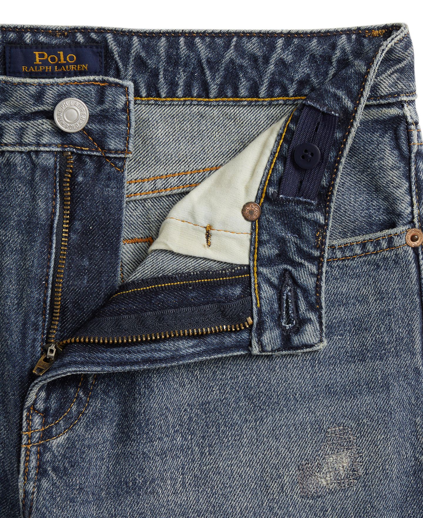 Джинсы Polo Ralph Lauren Lynwood Relaxed-Fit Distressed для мальчиков, цвет: Еловый — фото 3