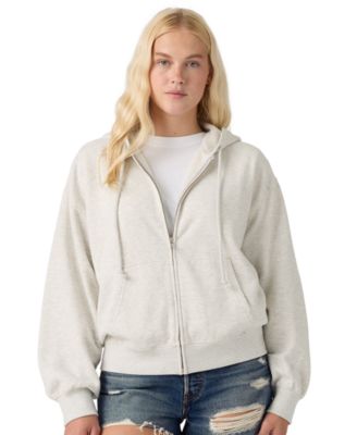 Plus Size Everyday Brushed Fleece Full-Zip Hoodie