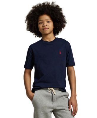 Boys' 8-20 Cotton Jersey Crewneck T-Shirt