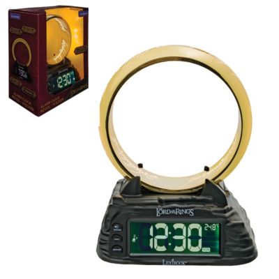 Lord of the Rings RL805LR 8.86" One Ring Nightlight Backlit-LCD Alarm Clock