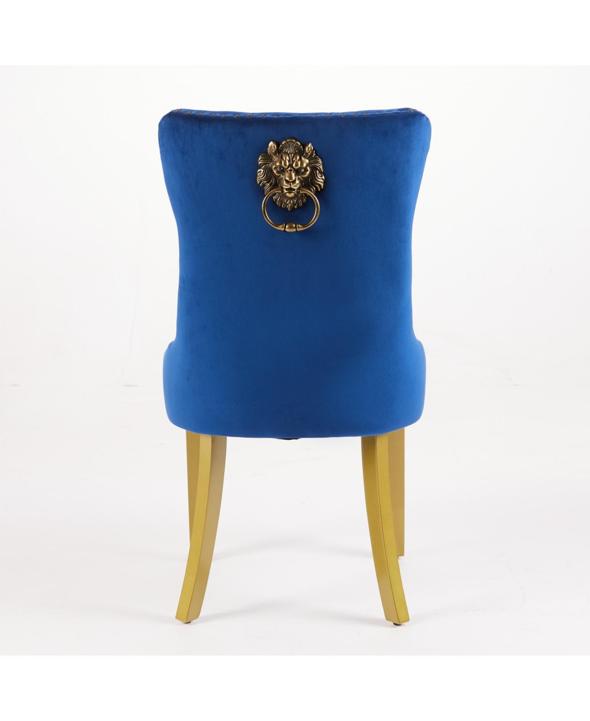 Flynama Mid-Century Modern Velvet Set of 2 with Lion Head Pull Ring