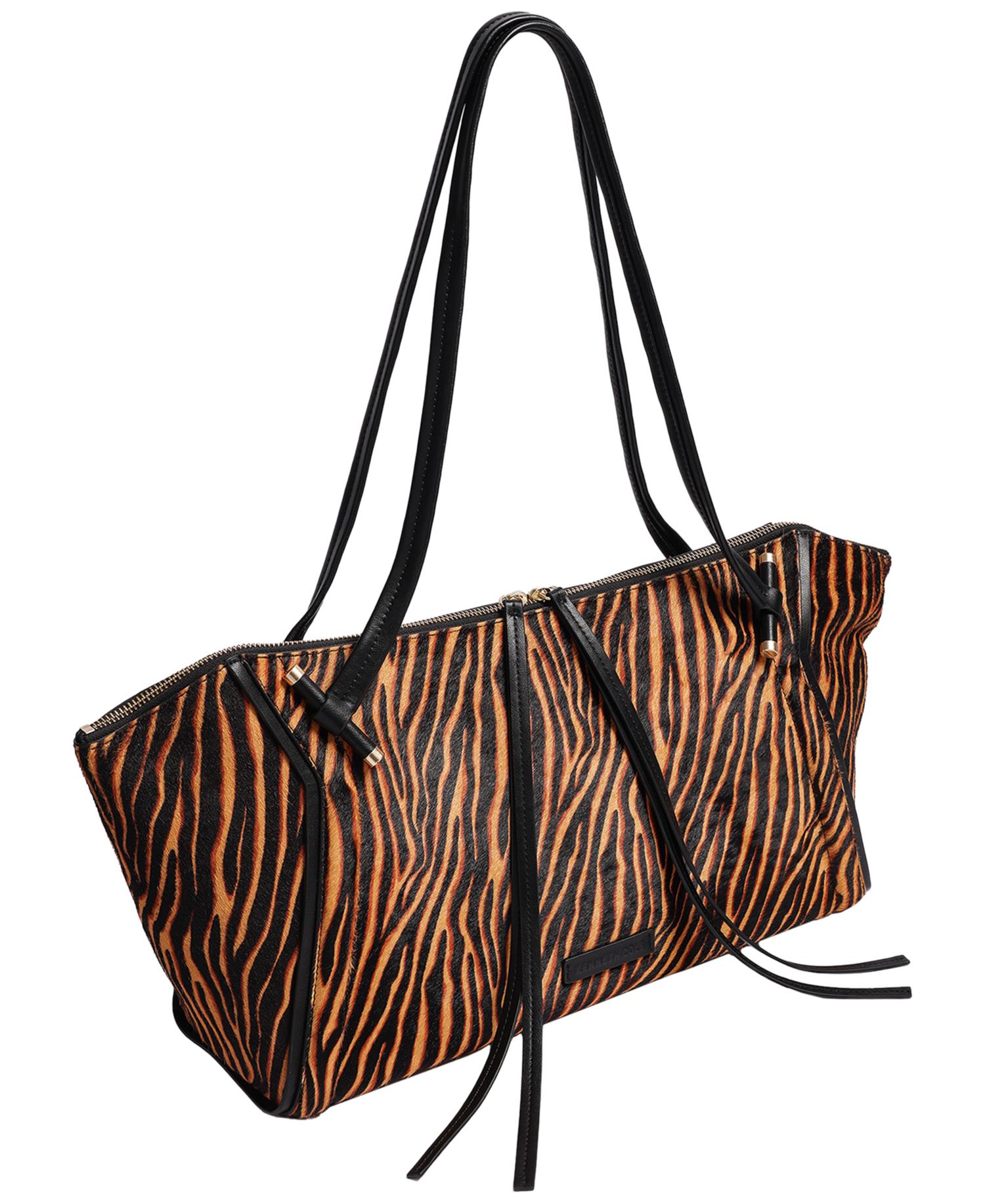 Highline East West Haircalf Top-Zip Tote Handbag