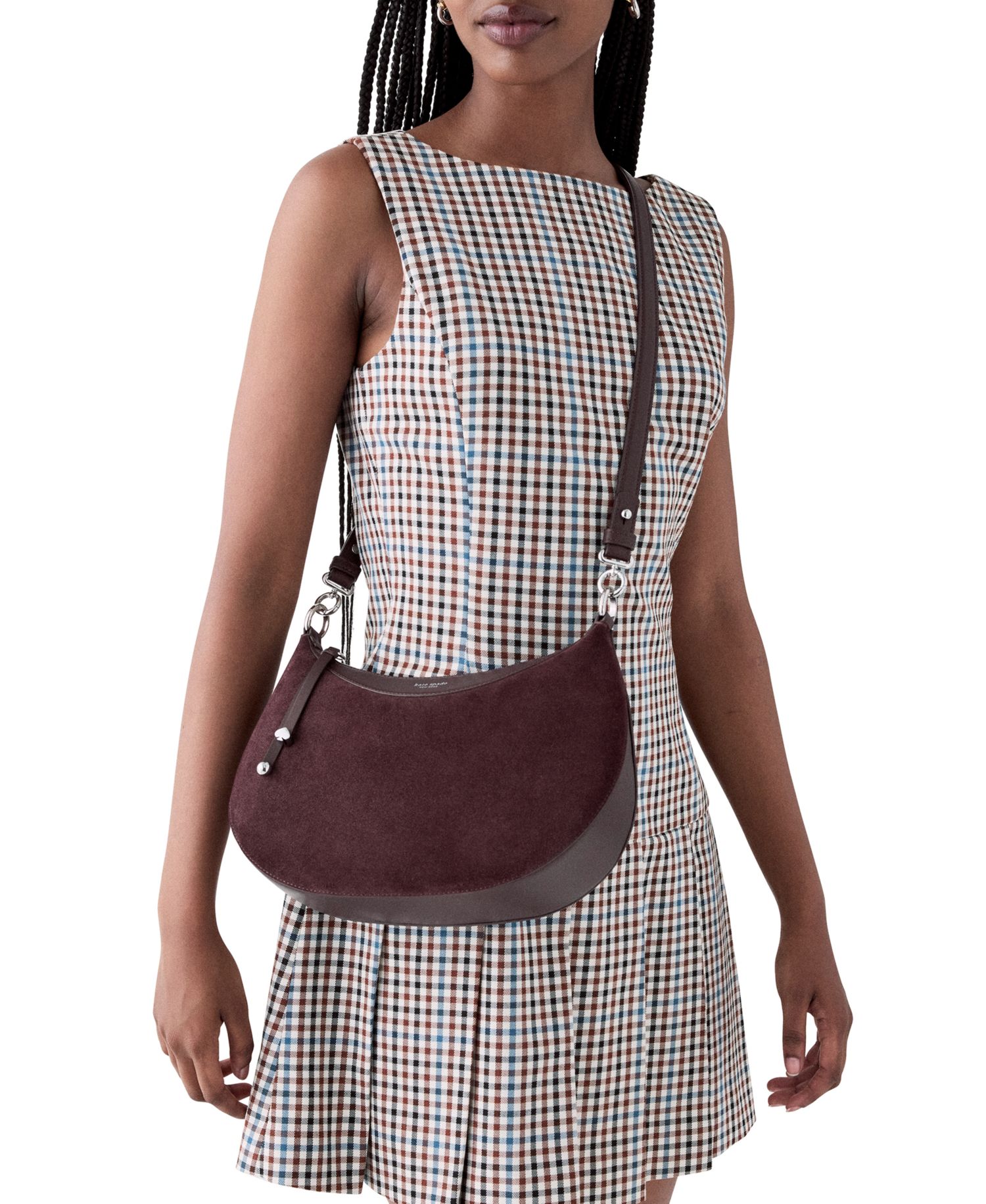 Liv Medium Suede Shoulder Bag
