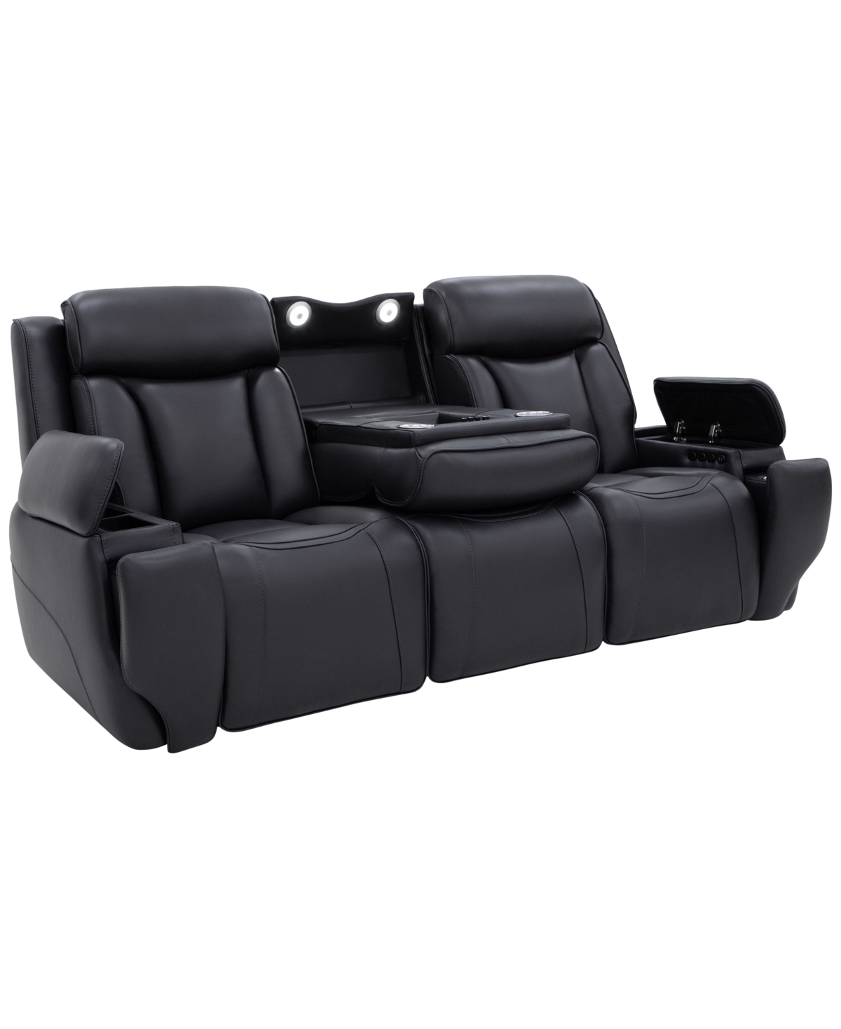 Aries Triple Power Zero Gravity Theater Sofa, Macy's Exclusive