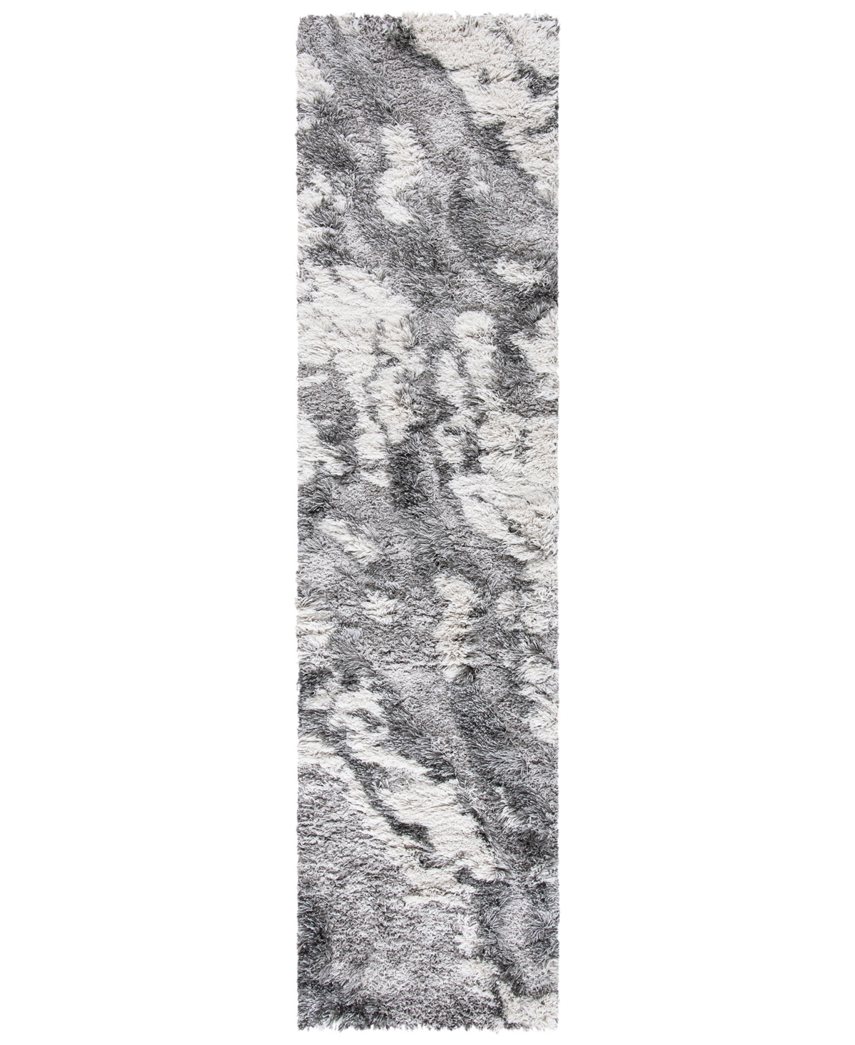 Safavieh 24" X 7" X 7" 2'x8' Runner Area Rug In Gray