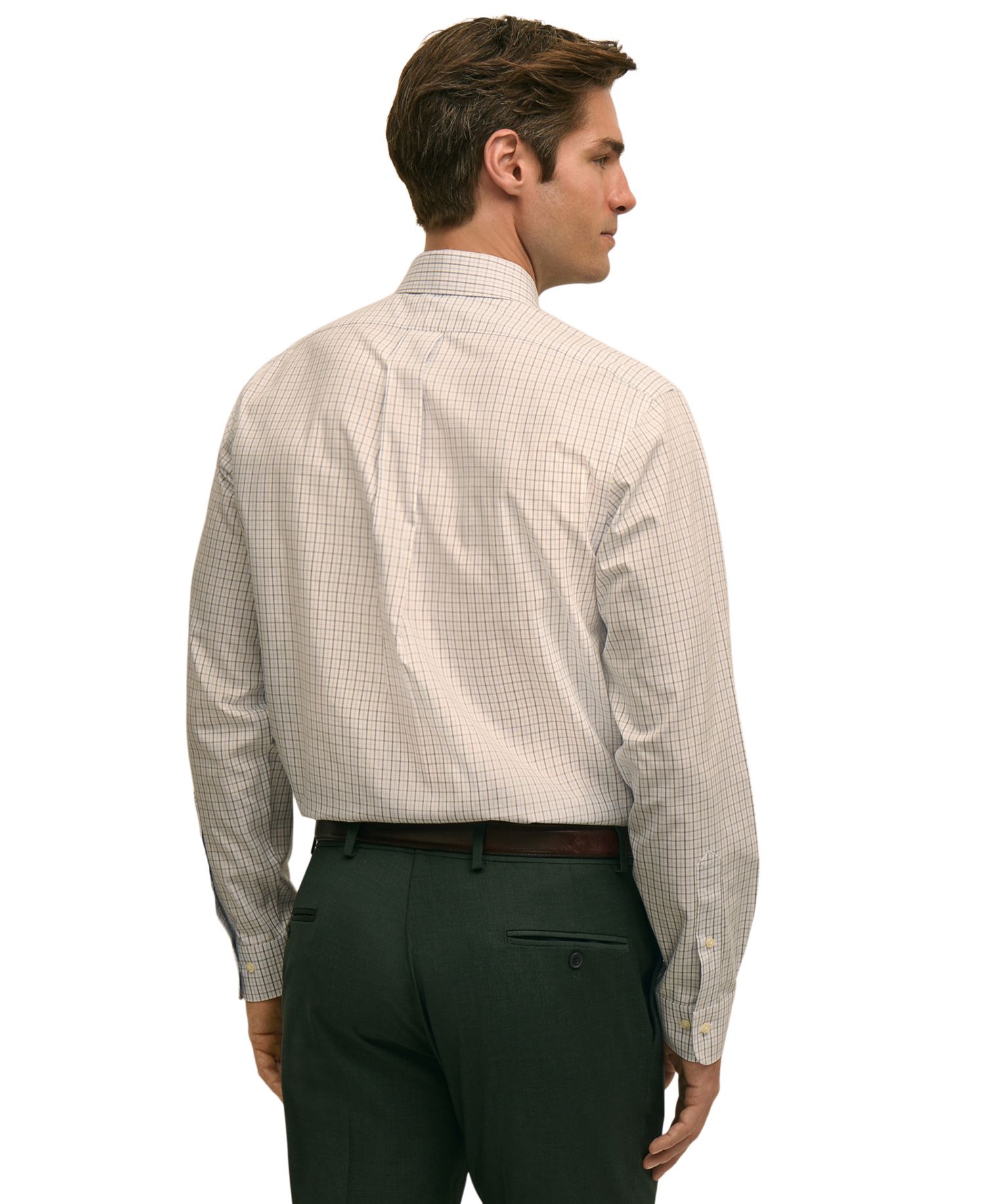 Men's Spread Collar Dress Shirt