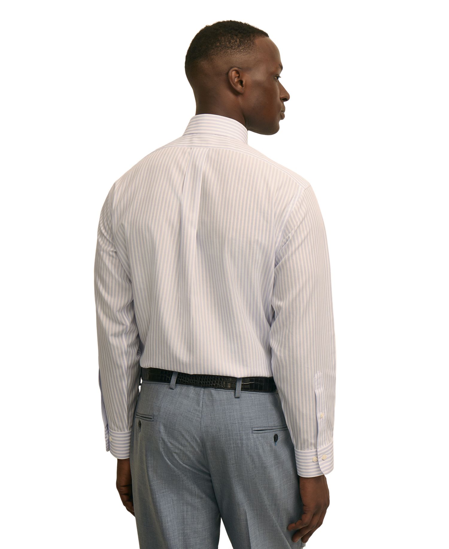 Men's Spread Collar Dress Shirt