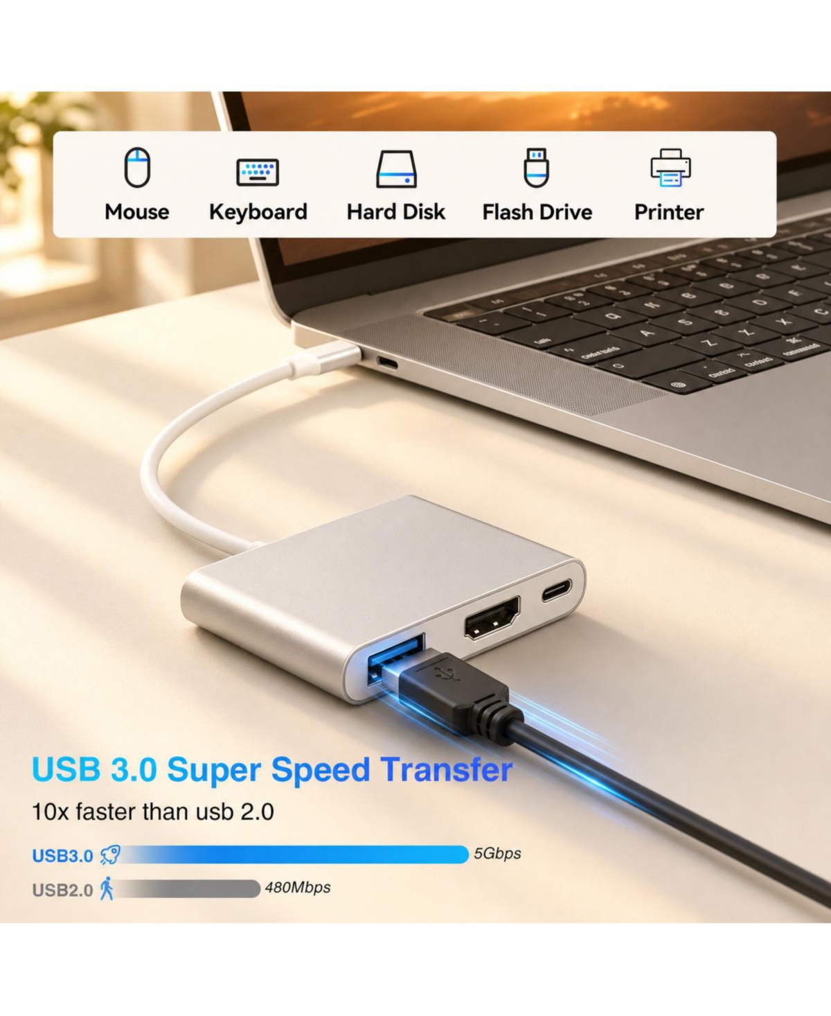 Lofree 14-in-1 Usb-c Dual Monitor Docking Station for Pc/Mac