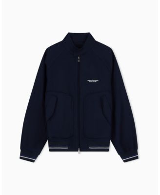 Men's Twill Bomber with Piping Jacket