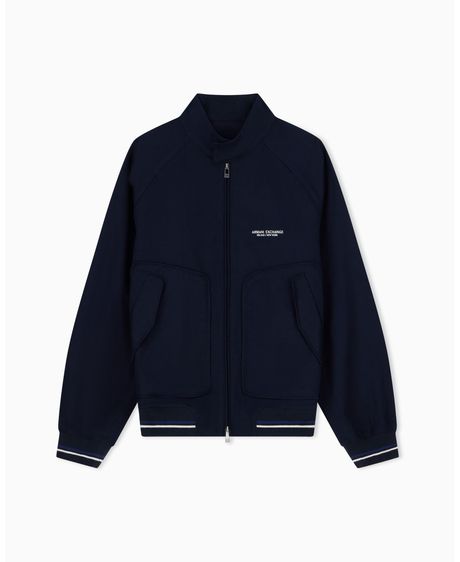 Men's Twill Bomber with Piping Jacket