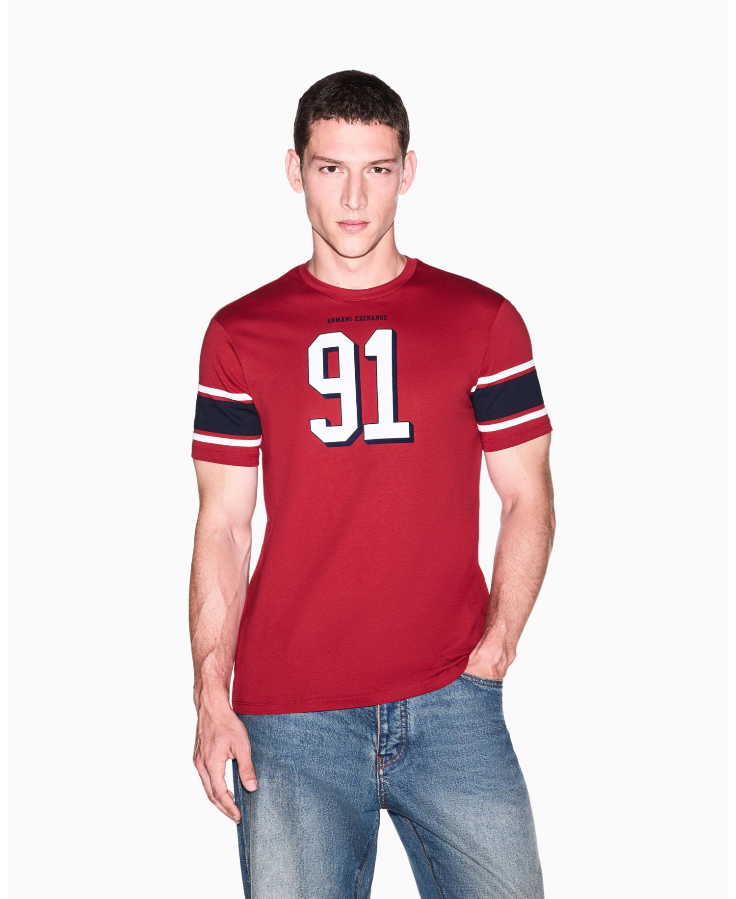 Men's Short Sleeve Arm Band 91 T-Shirt